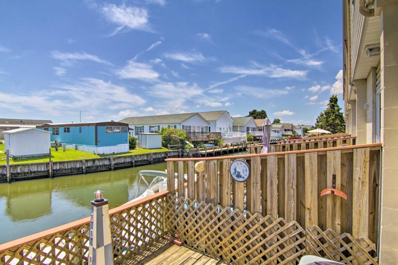 Ocean City Townhome, Deck With Canal Access! Extérieur photo